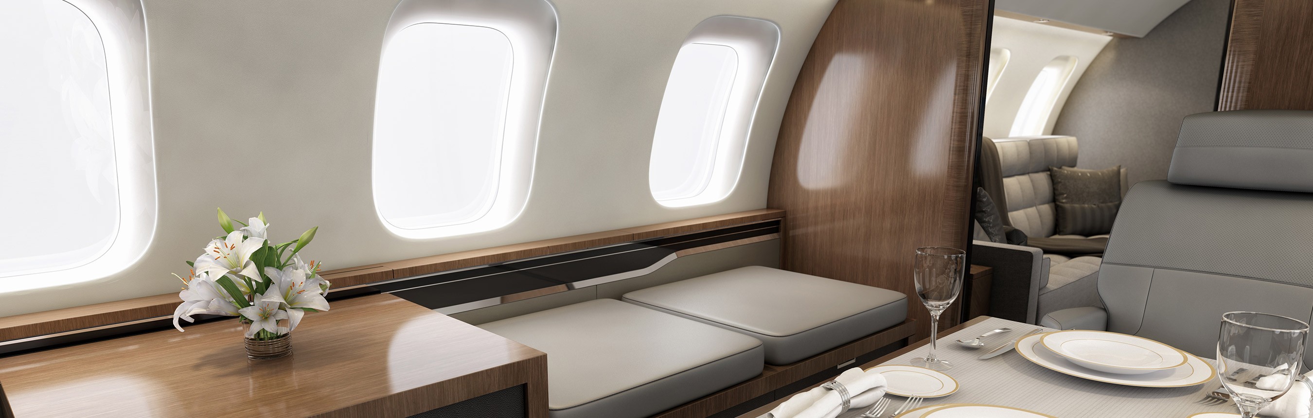 cabina Bombardier Global 8000